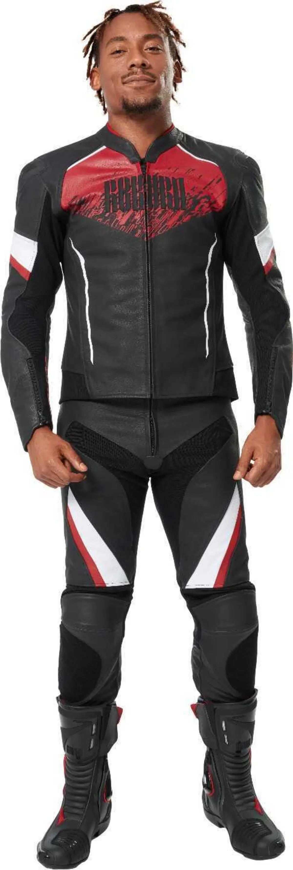 Outfit in pelle Rekurv by Louis Moto (5)