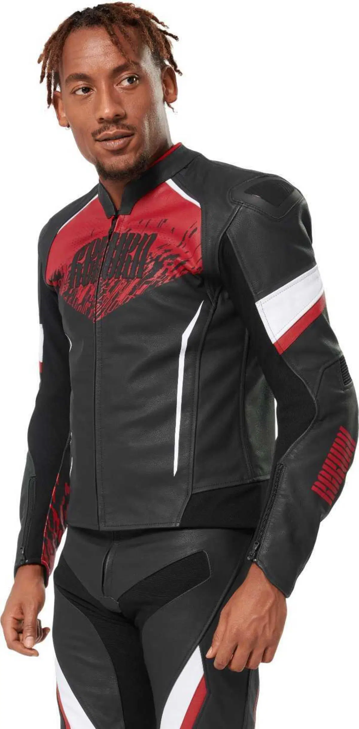 Outfit in pelle Rekurv by Louis Moto (6)