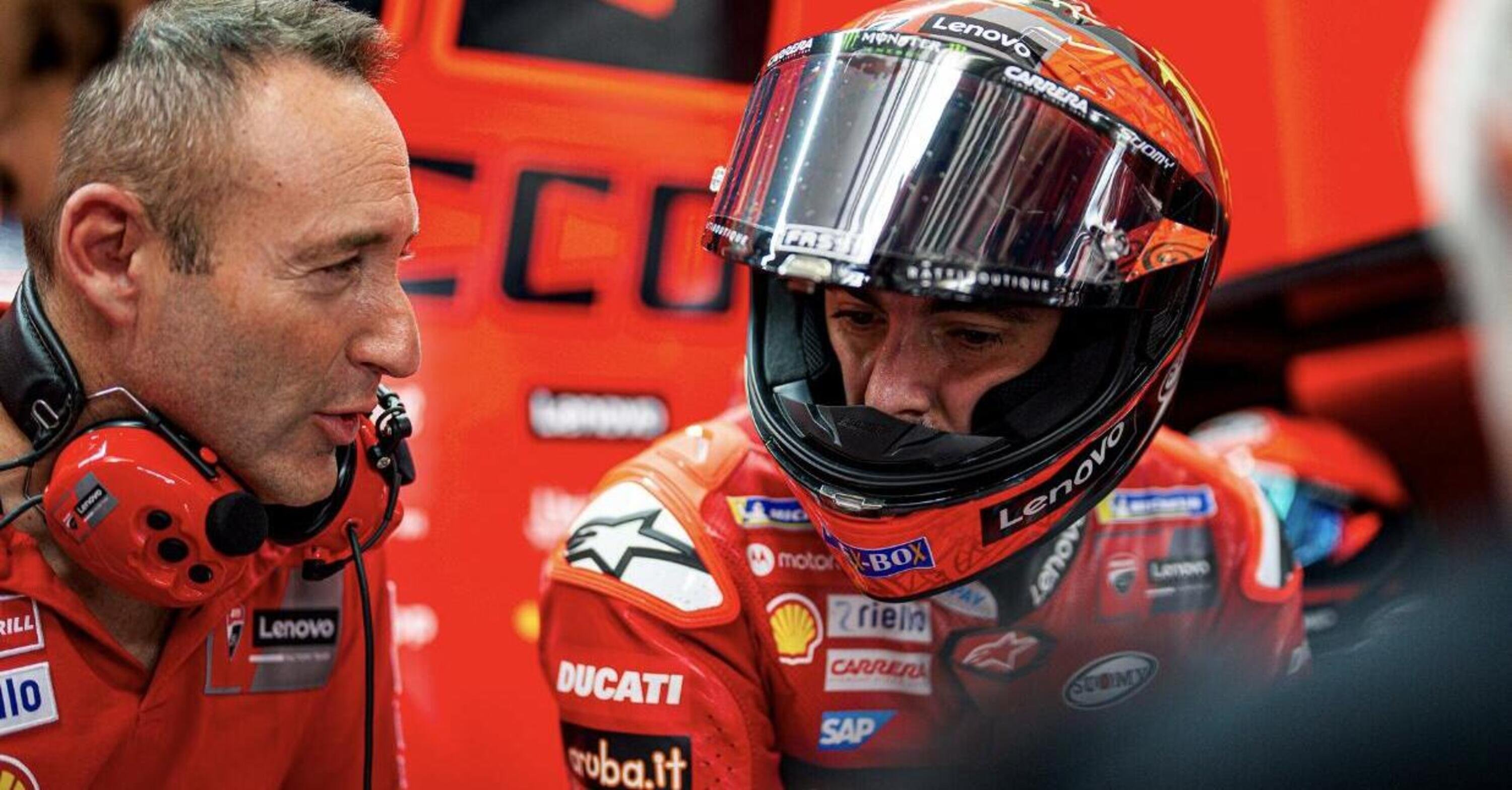 MotoGP 2023. Cristian Gabarrini: &ldquo;Bagnaia sta facendo la differenza in Ducati&rdquo;