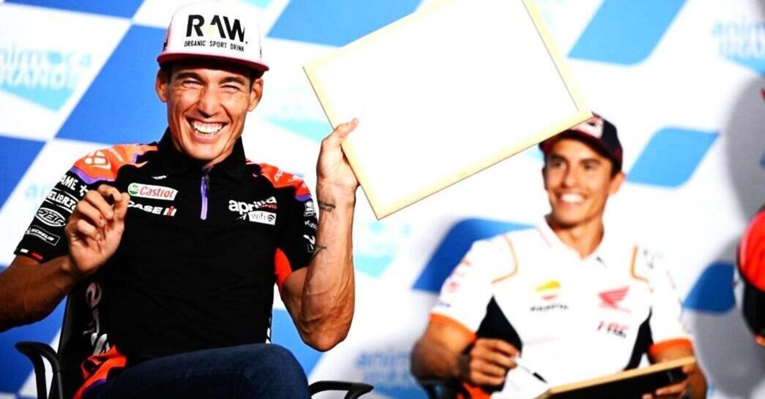 MotoGP 2023. Aleix Espargaro parla del timore reverenziale di molti piloti per Marc Marquez