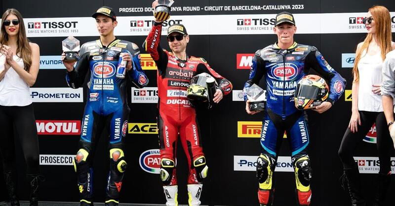 SBK 2023. GP di Spagna. Alvaro Bautista vince la Superpole Race di Barcellona