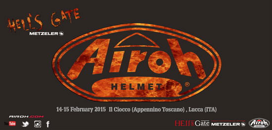 Airoh sponsor dell’Hell’s Gate Metzeler 2015