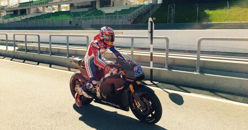 Stoner, conclusi i test con HRC a Sepang