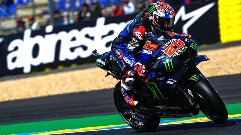 MotoGP 2023. GP di Francia a Le Mans. Fabio Quartararo: "La moto &egrave; super aggressiva!"