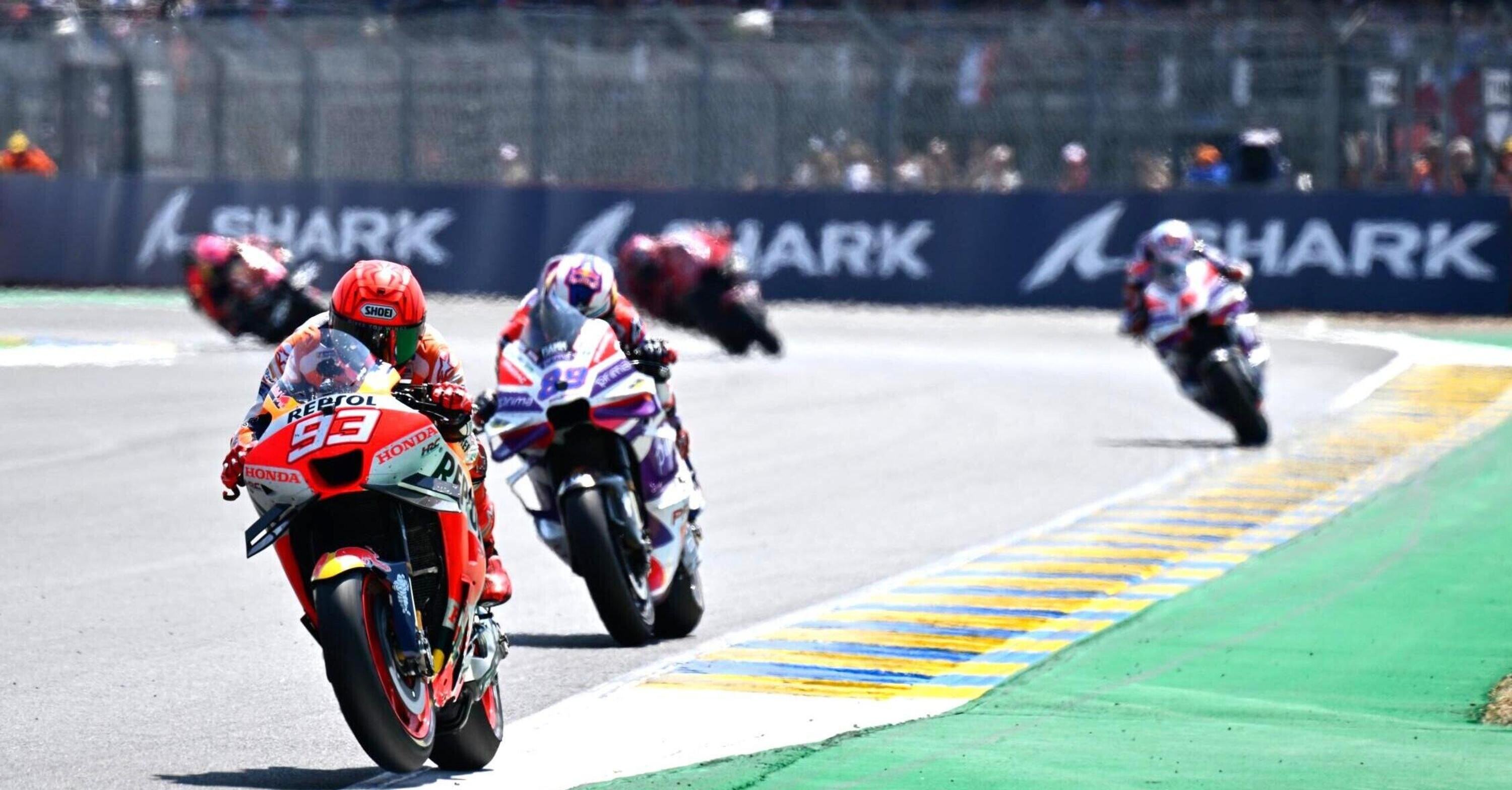 MotoGP 2023. GP di Francia a Le Mans. Marc Marquez&#039;s style: &quot;Capace di lottare con le Ducati, staccare forte, guidare di traverso. Preferisco cos&igrave; che decimo&quot;
