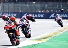 MotoGP 2023. GP di Francia a Le Mans. Marc Marquez's style: Capace di lottare con le Ducati, staccare forte, guidare di traverso. Preferisco così che decimo