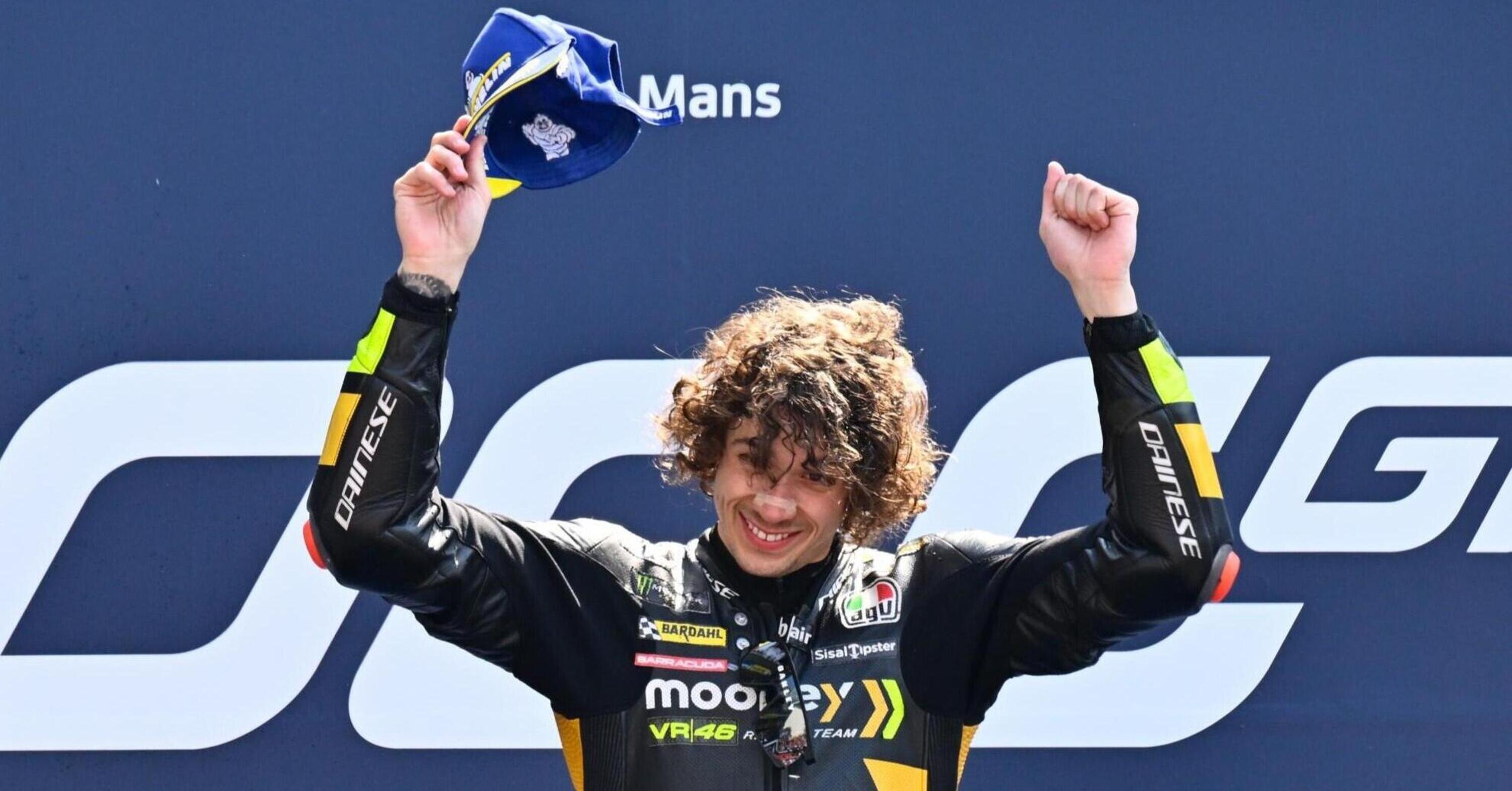 MotoGP 2023. GP di Francia a Le Mans. Marco Bezzecchi: &ldquo;L&rsquo;avevo promesso a mia mamma&rdquo;