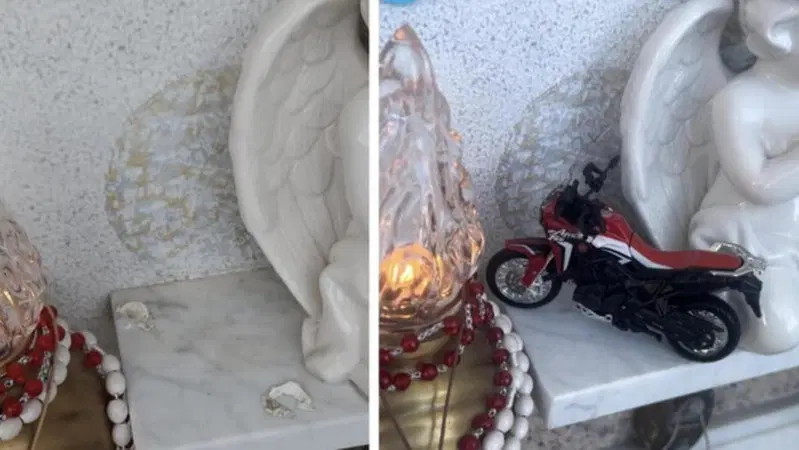 Rubano un modellino di moto dalla toma del figlio: "Rimettetelo al suo posto"