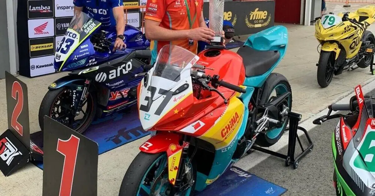ESBK 2023. Prime due vittorie per la Kove del China Racing Team nell'SS300