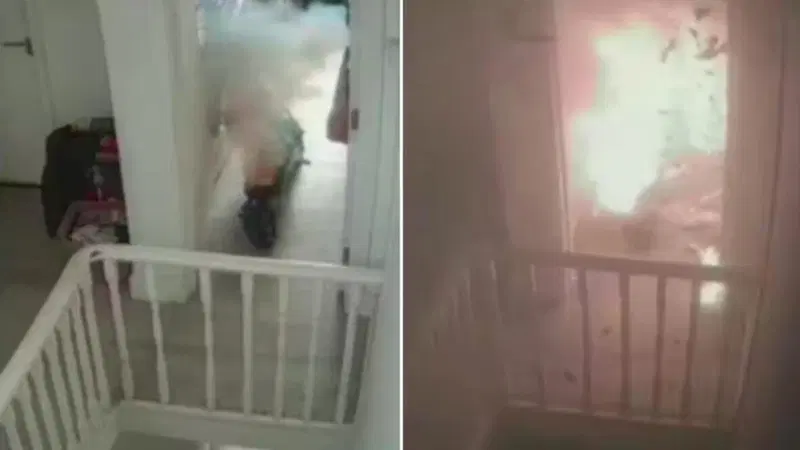 Ricarica il monopattino in casa e poi scoppia l'incendio: "Sono grato di essere vivo" [VIDEO]