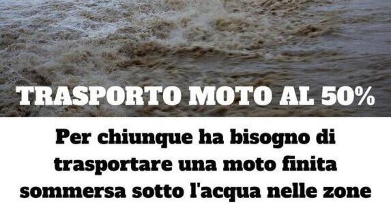 Motohelp in aiuto dei comuni alluvionati