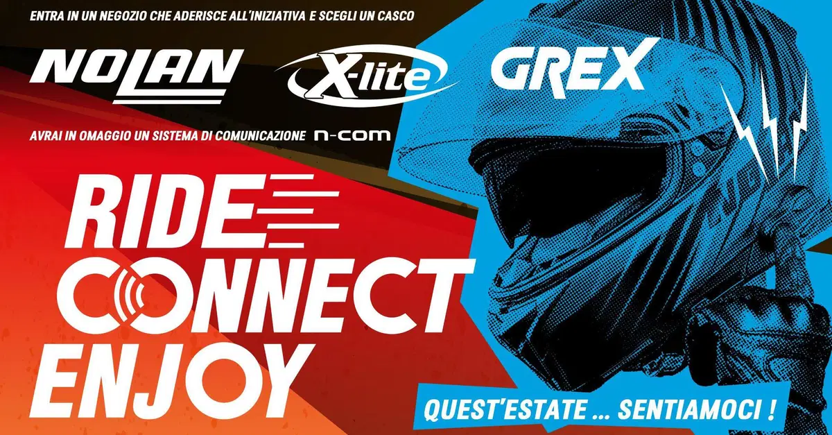 Nolan "Ride, Connect, Enjoy": in omaggio un sistema di comunicazione N-Com!