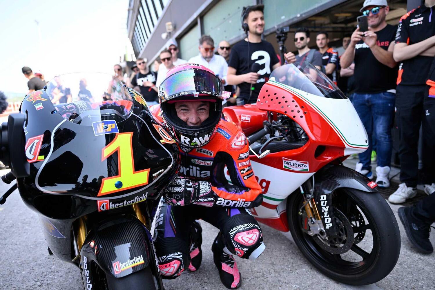 ApriliaAllStars 2023 a Misano: raccolti oltre 200.000 euro per l'Emilia-Romagna