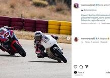 [VIDEO] MotoGP 2023. Marc Marquez si allena con un pilota giovanissimo, il 93 sta creando una sorta di Academy?