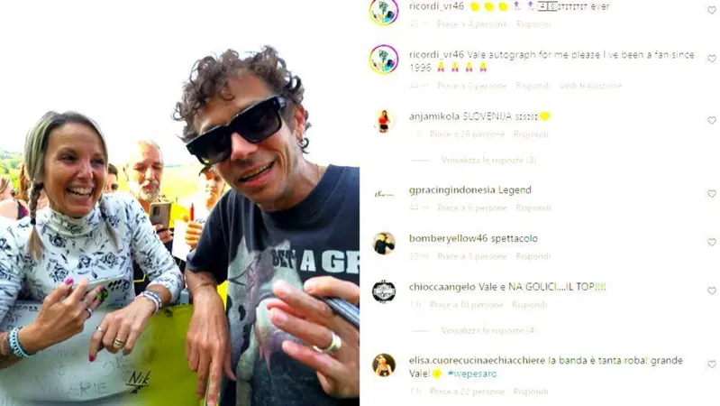 [VIDEO] La schiera di fan che Valentino Rossi trova al ranch ogni sabato: "Quanti ne hai saltati tu in dieci anni?"