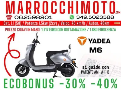 Yadea M6L (2022 - 26) nuova