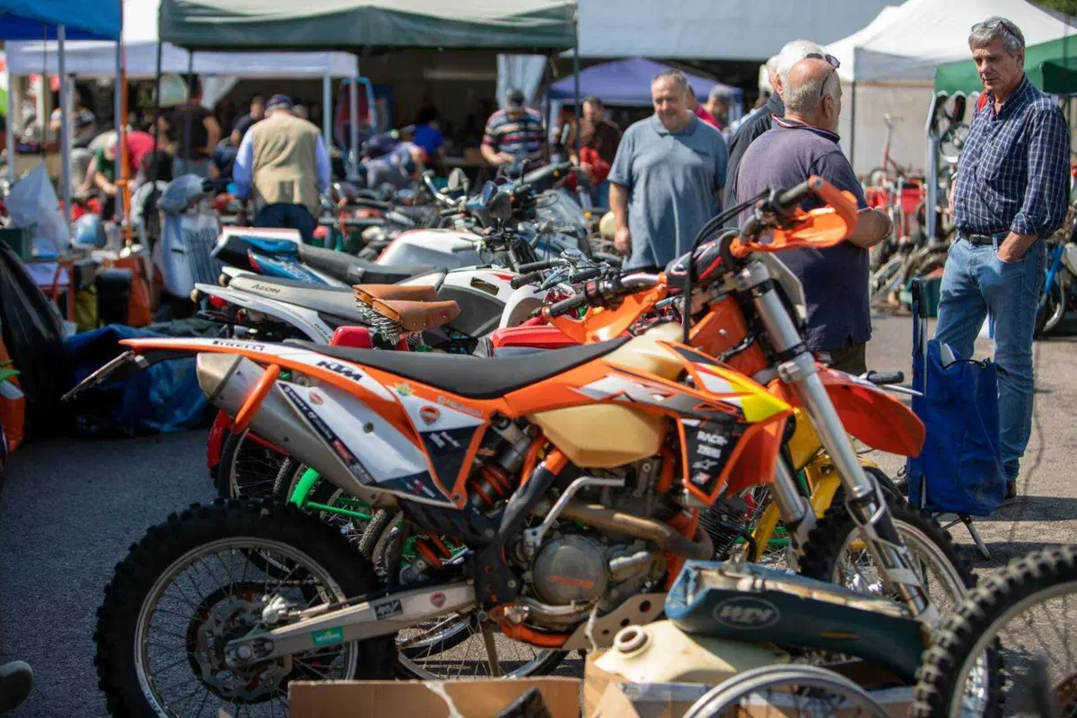 Moto d'Epoca. Il Giardino Sempreverde della Mostra-Scambio del C.A.M.E.R. (17)