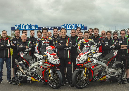 Superbike. Presentato a Phillip Island il team Aprilia - Red Devils