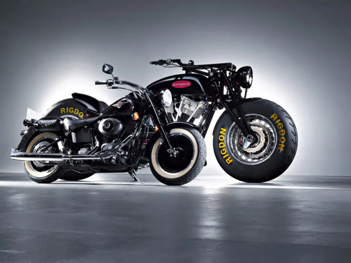Gunbus 410. Una moto da 350 CV con motore V-Twin da 6728 cc (2)