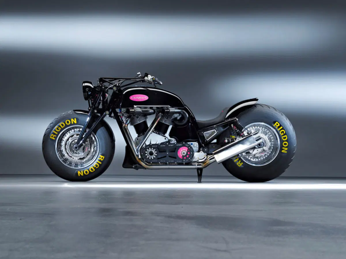 Gunbus 410. Una moto da 350 CV con motore V-Twin da 6728 cc (5)