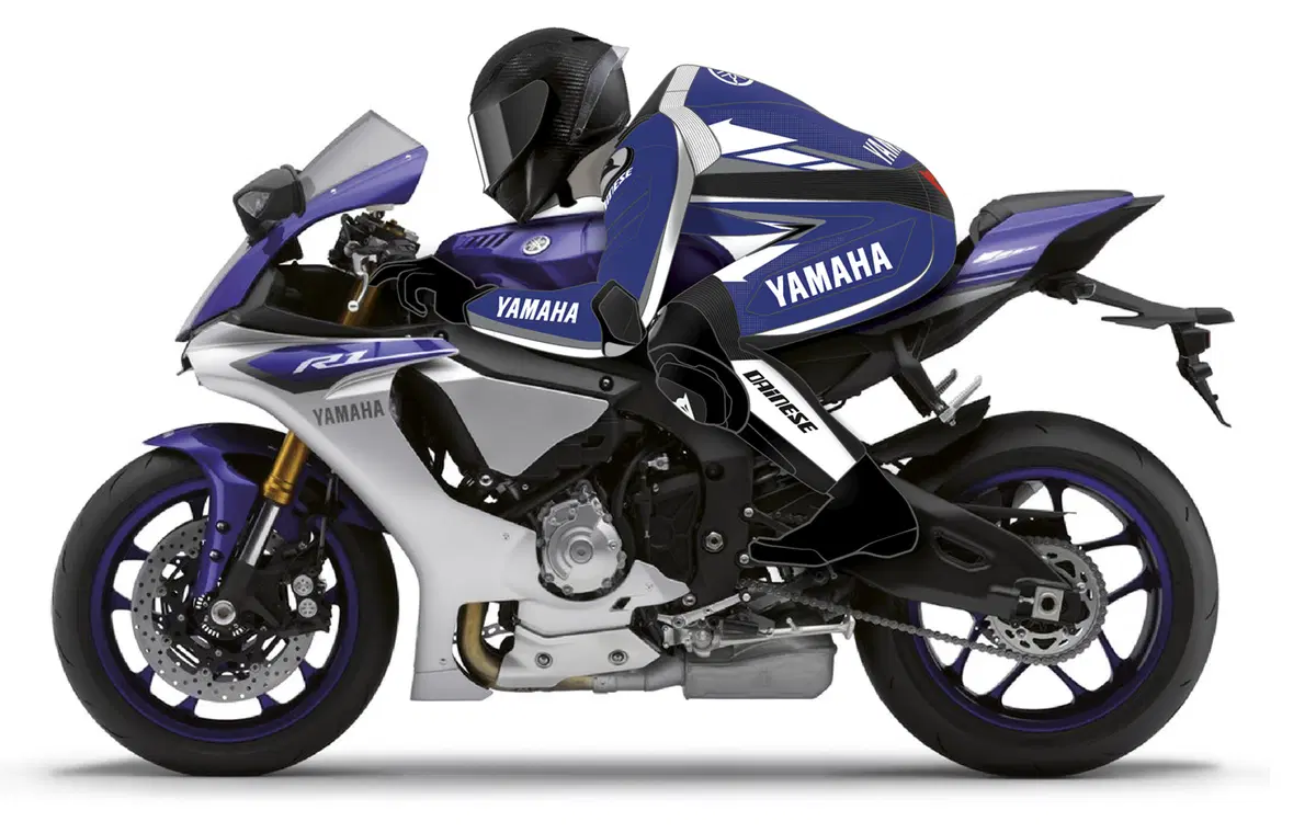 Dainese presenta la nuova tuta D-Air Racing con grafica Yamaha (3)