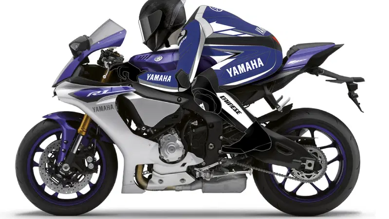 Dainese presenta la nuova tuta D-Air Racing con grafica Yamaha
