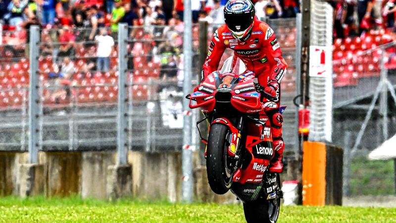 MotoGP 2023. GP d&#039;Italia al Mugello. Ducati nettamente la migliore, ma vince sempre Pecco Bagnaia