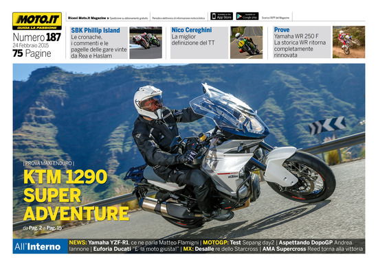 Magazine n°187, scarica e leggi il meglio di Moto.it 