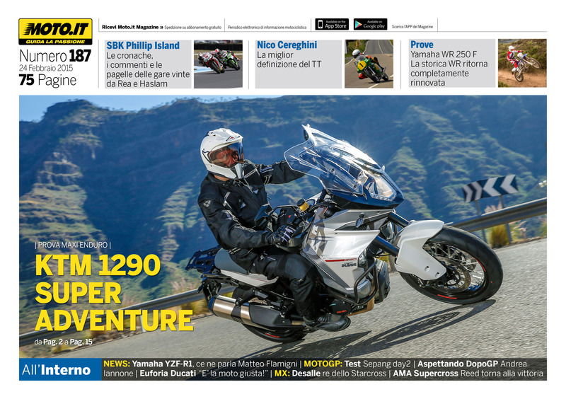 Magazine n&deg;187, scarica e leggi il meglio di Moto.it 