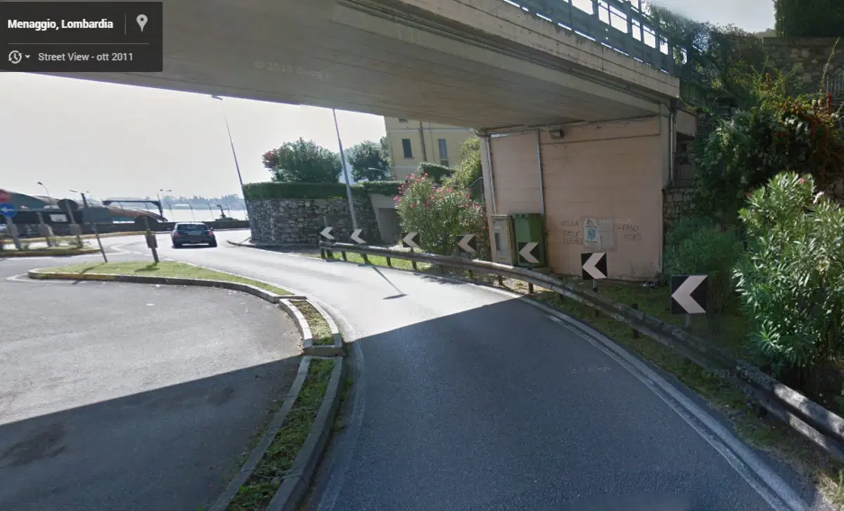Strada Statale Regina 340 (Lago di Como): il pericolo arriva dai guard rail in legno (7)