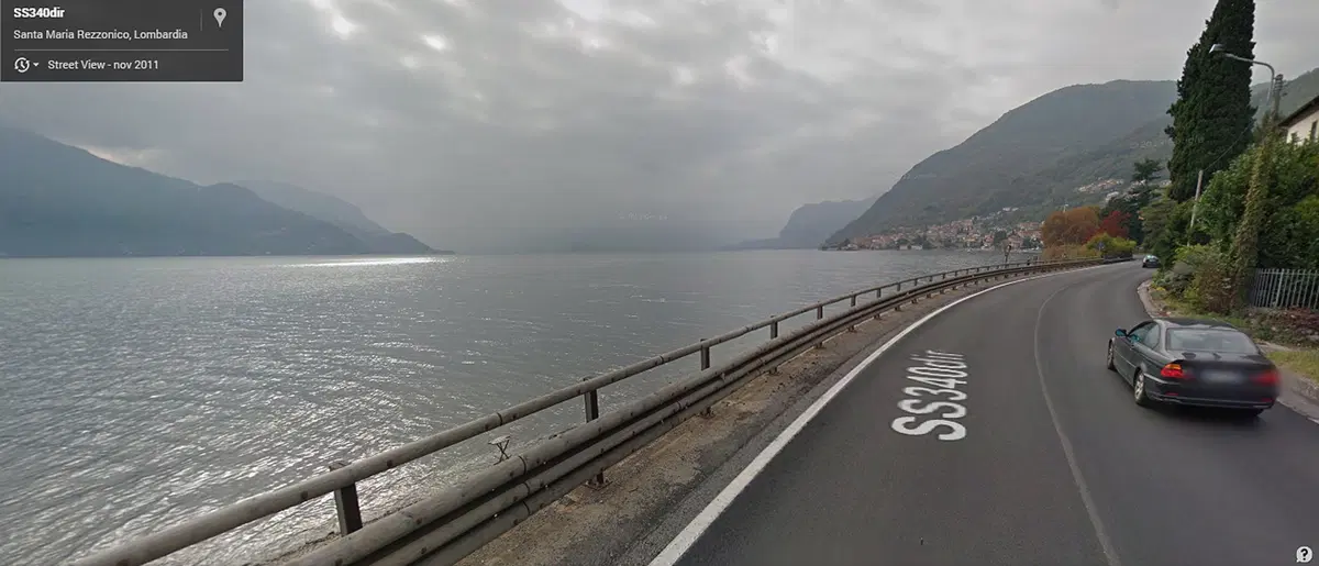 Strada Statale Regina 340 (Lago di Como): il pericolo arriva dai guard rail in legno (9)