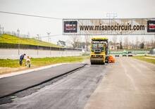 Nuovo asfalto per il Misano World Circuit Marco Simoncelli