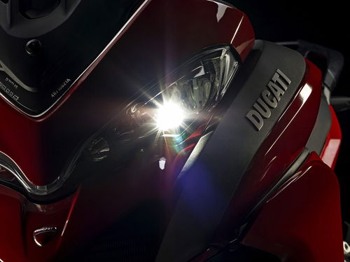 Il faro Full LED della Ducati Multistrada 1200S