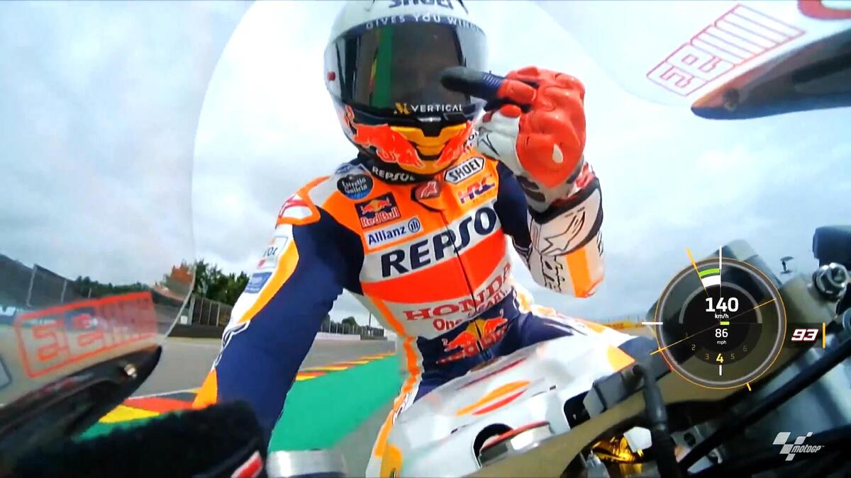 MotoGP 2023 GP di Germania La notizia in prima fila Honda pericolosa Marquez è esasperato