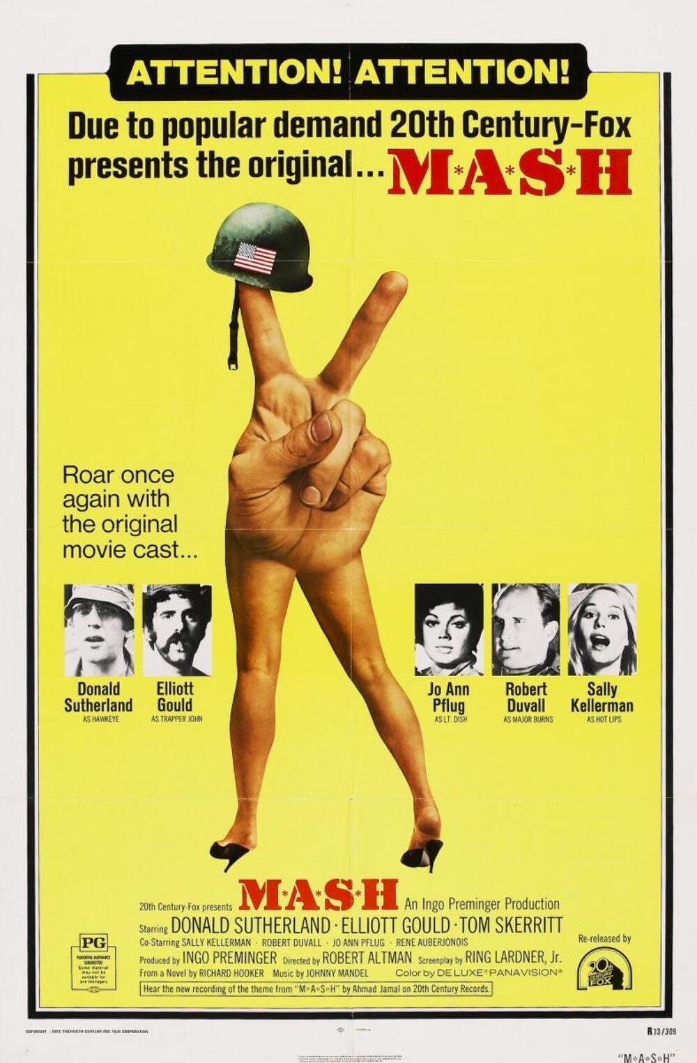 La locandina del cult movie MASH del 1970