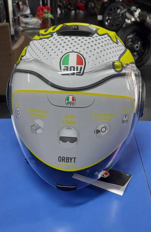 Orbyt multi Vibes matt grey/yellow Agv