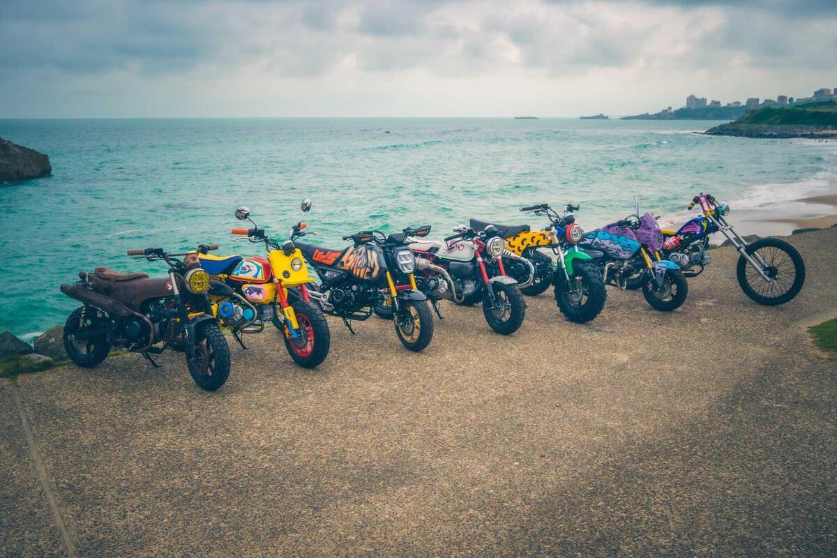 7 customized pocket bikes with which Honda presents itself at Wheels & Waves (Gallery)