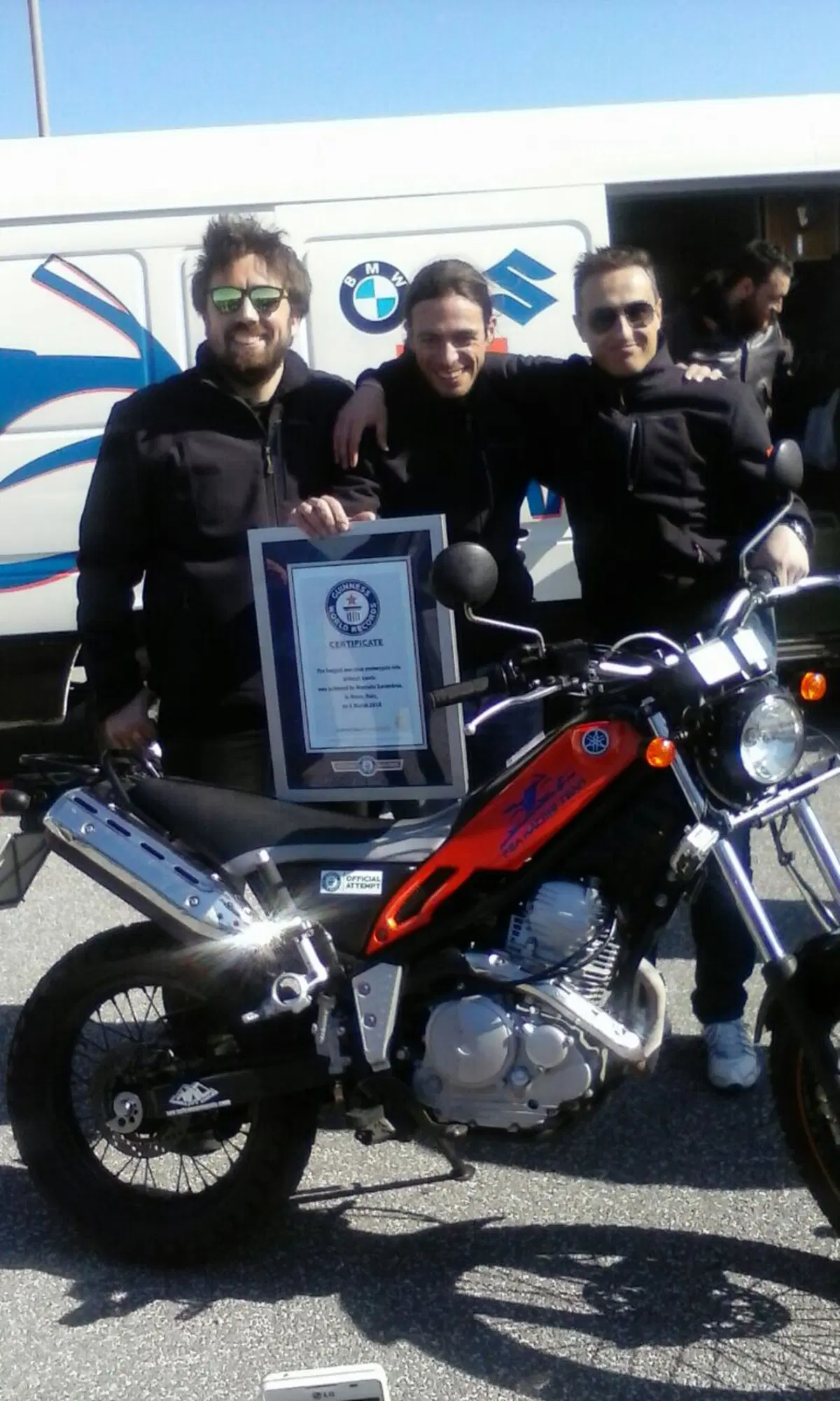Motodays: Marcello Sarandrea nel Guinness dei primati (video) (3)