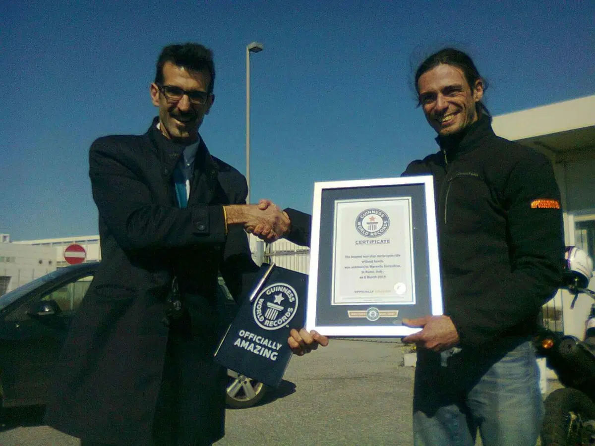 Motodays: Marcello Sarandrea nel Guinness dei primati (video) (4)