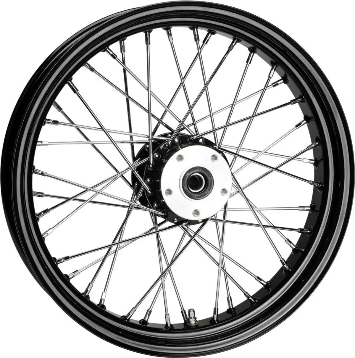 Ruota anteriore 19 x 2,15 - 40 raggi nera Custom C 