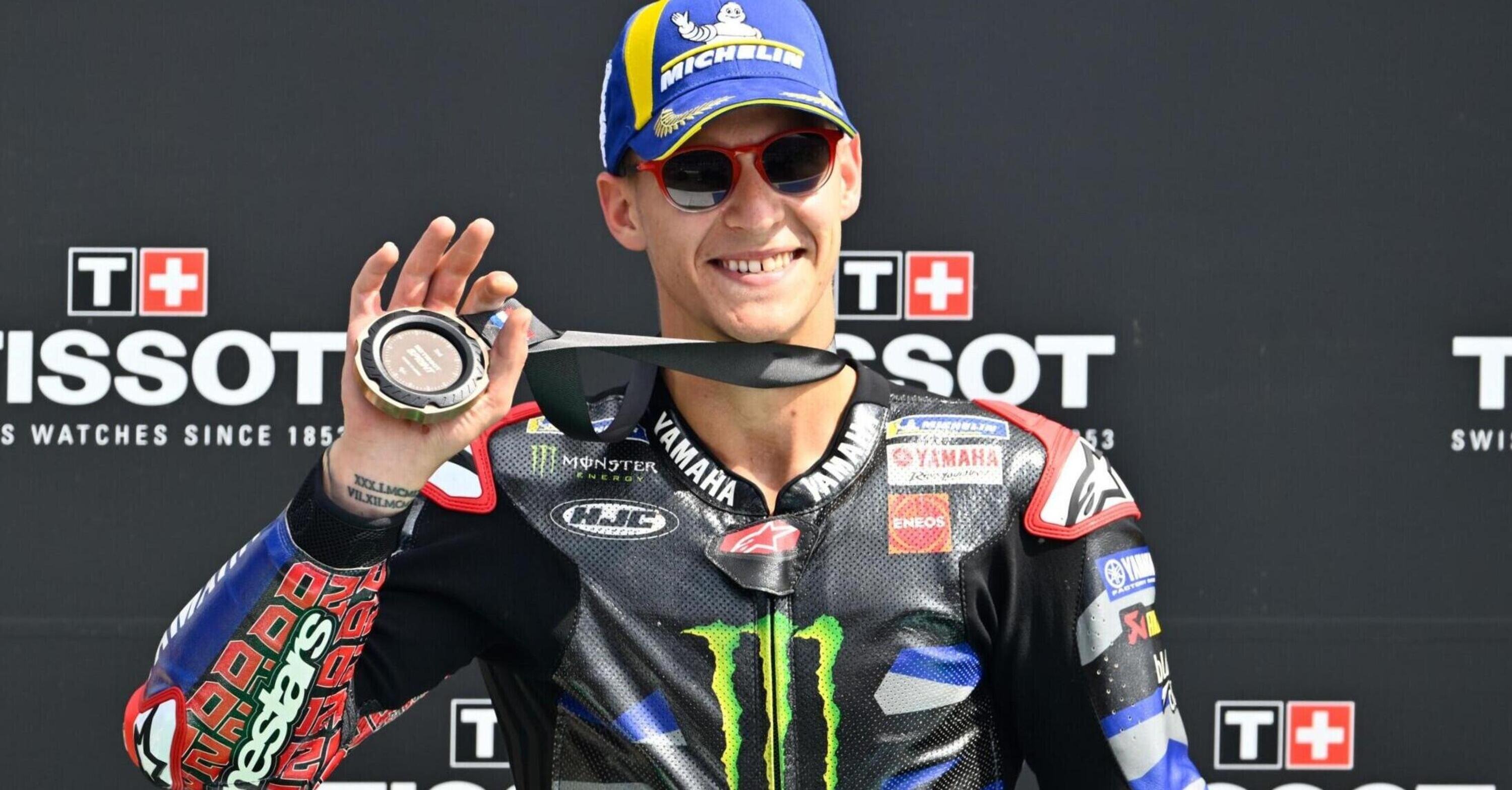 MotoGP 2023. GP di Olanda. Fabio Quartararo, primo (tiepido) podio nella Sprint race: &quot;Non potevo sorpassare&quot;
