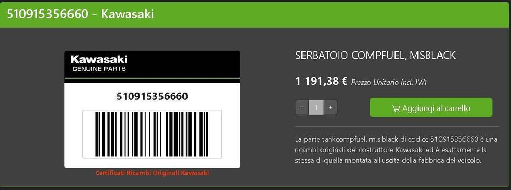 SERBATOIO CARBURANTE VERSYS 650 2021 (51091-5356- Kawasaki (5)