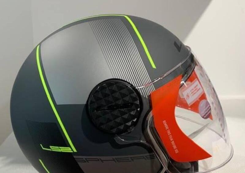  LS2, Casco Moto Jet SPHERE LUX FIRM Matt Black Titanium, L