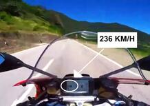 Follia: in moto a 230 km/h per le strade del Trentino [VIDEO VIRALE]