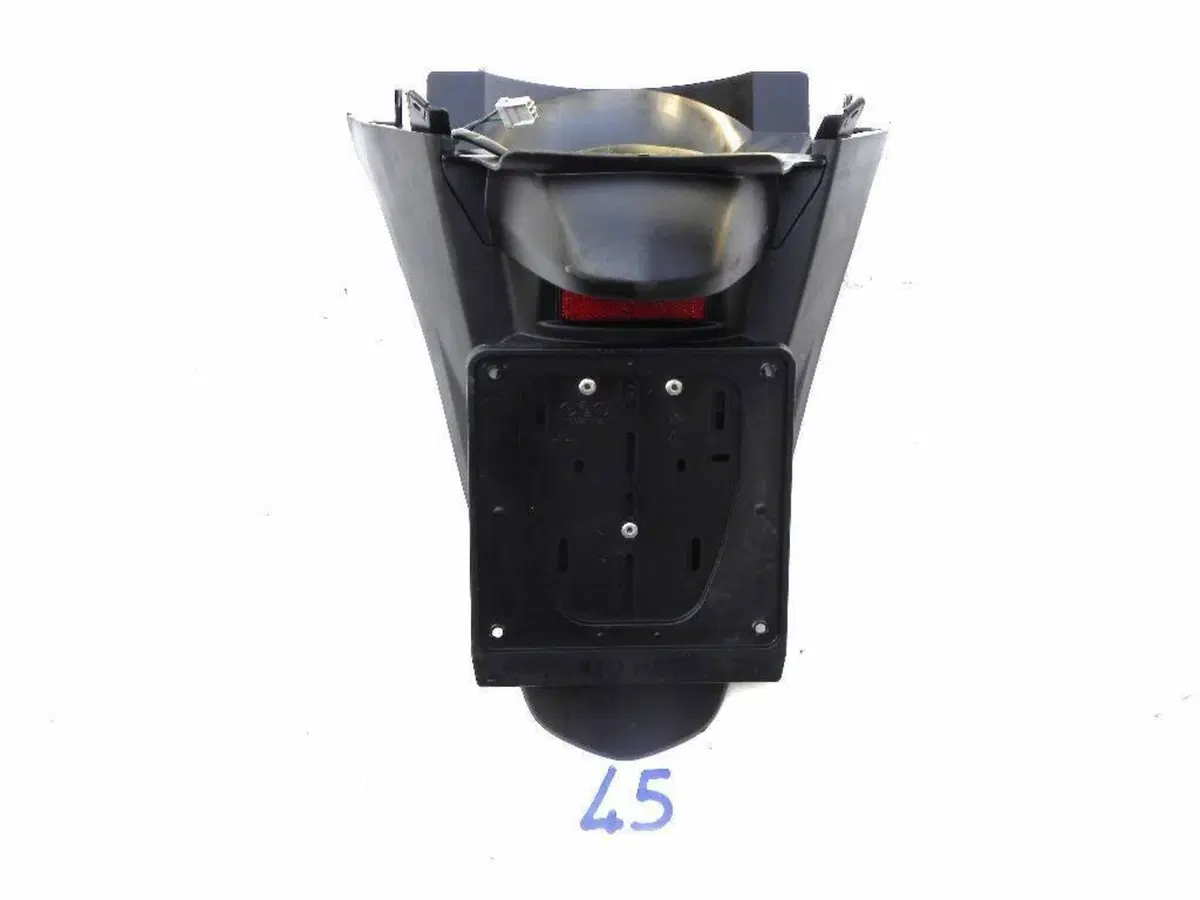 Parafango posteriore con portatarga Honda Silver
