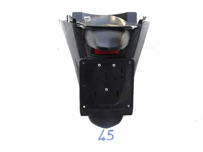 Parafango posteriore con portatarga Honda Silver