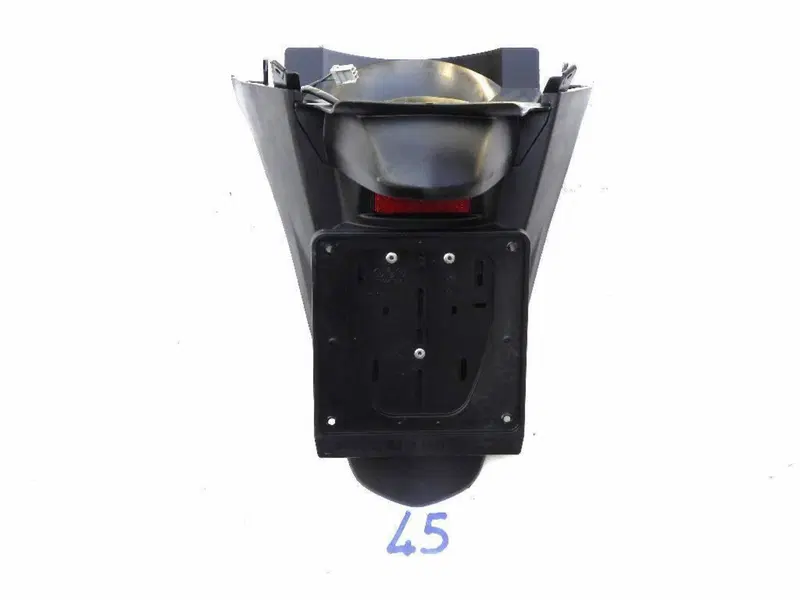 Parafango posteriore con portatarga Honda Silver