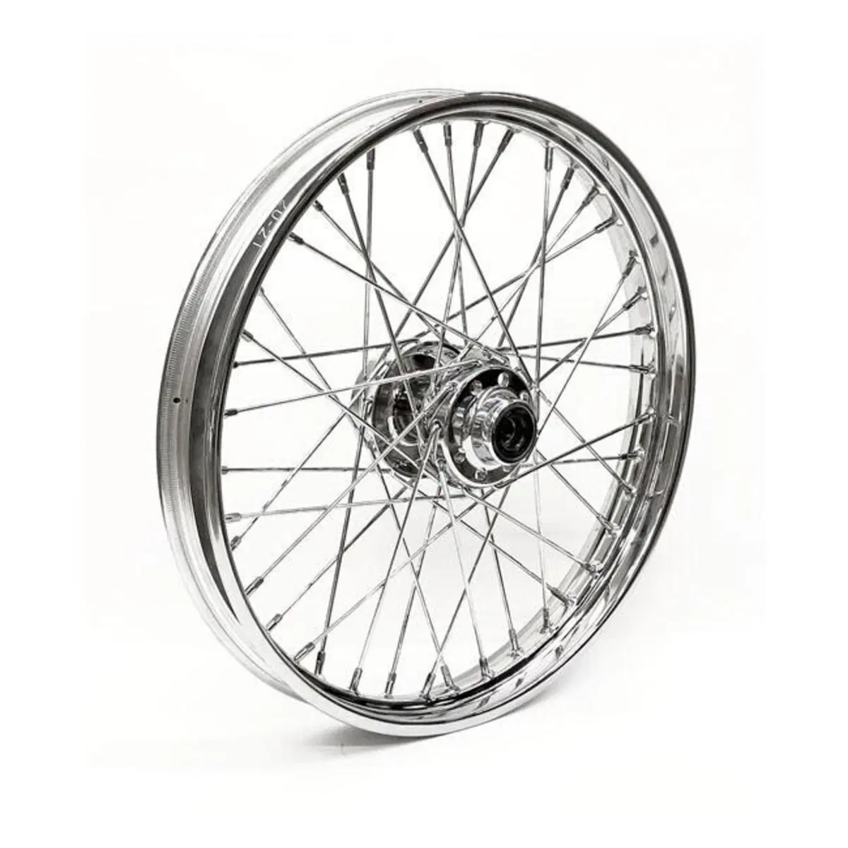 Ruota anteriore a 40 raggi cromata 21x2,15 Dyna Wi 