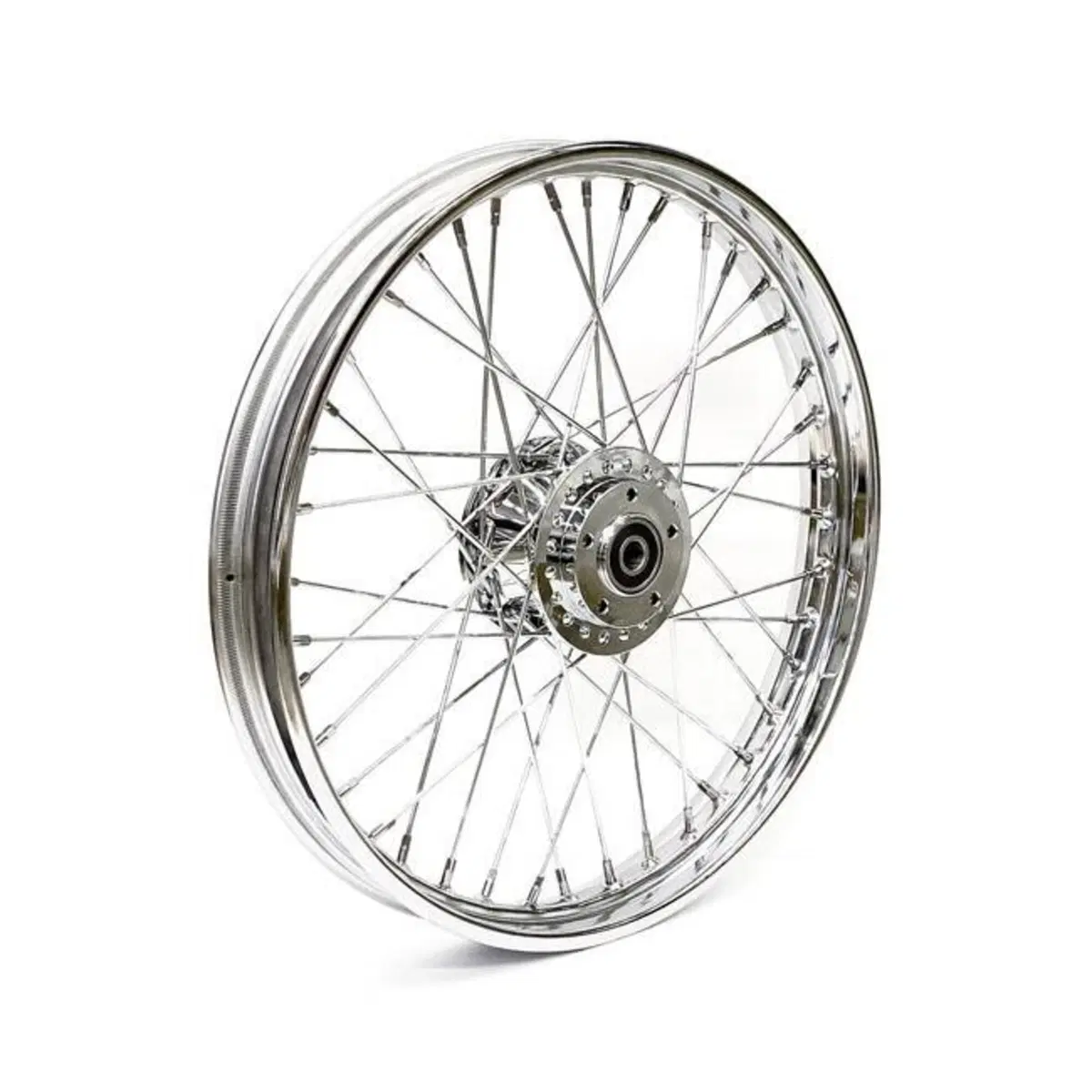 Ruota anteriore a 40 raggi cromata 21x2,15 per Dyn 