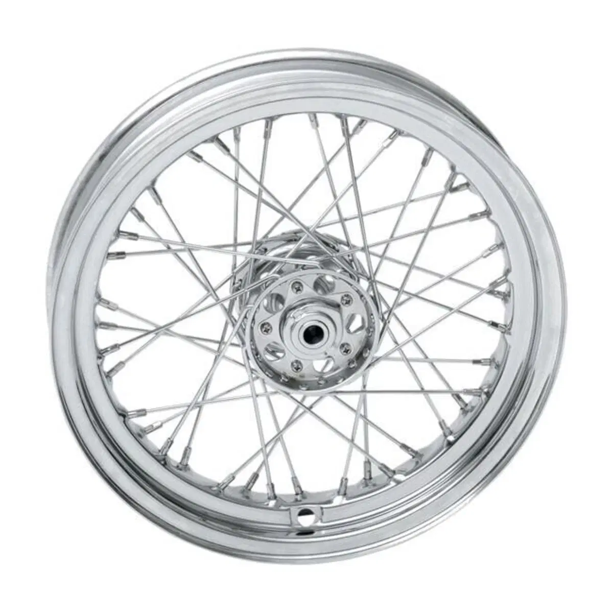 Ruota posteriore a 40 raggi cromata 16x3 per FL da 